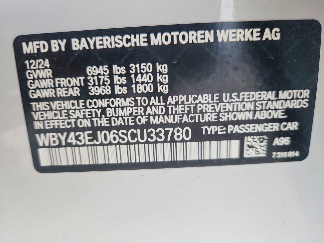 2025 BMW I7 Edrive50 - zdjęcie 12