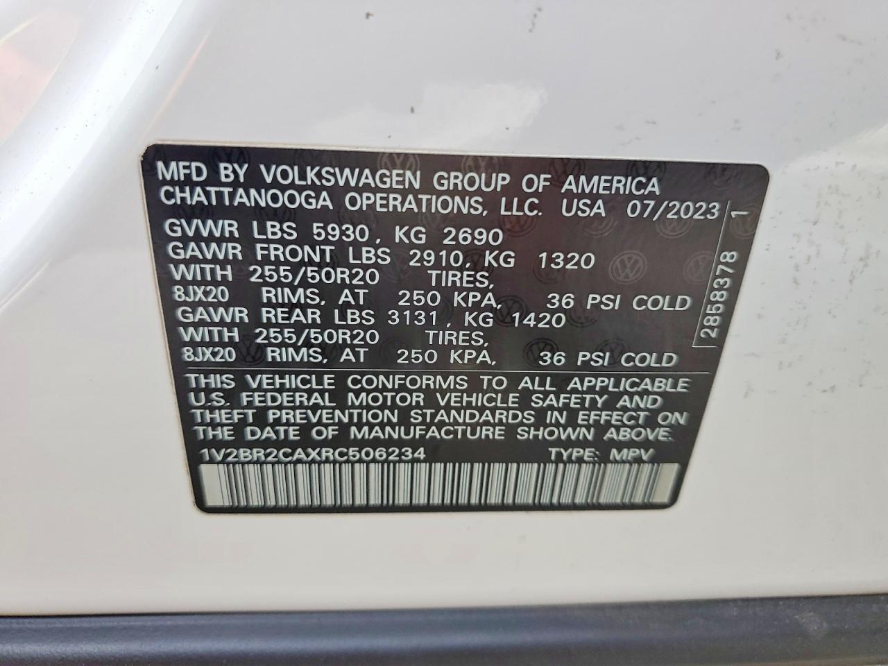 2024 Volkswagen Atlas Sel - zdjęcie 13
