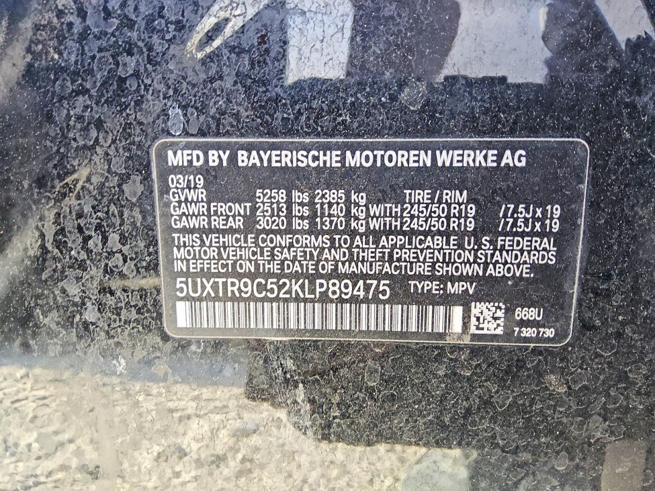 2019 BMW X3 xDrive30I - zdjęcie 13