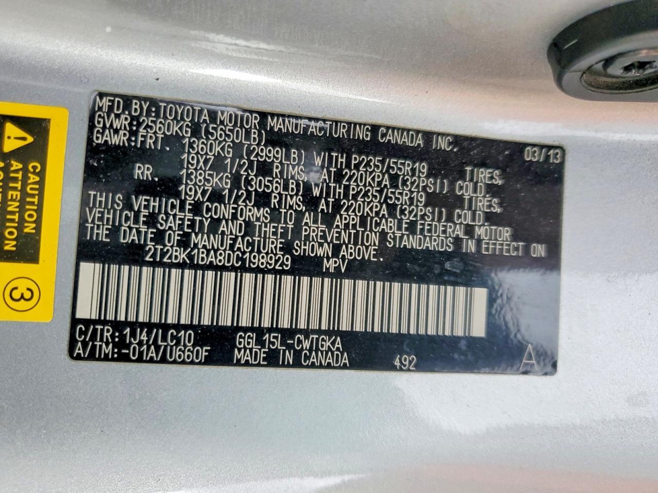 2013 Lexus Rx 350 Base - zdjęcie 13