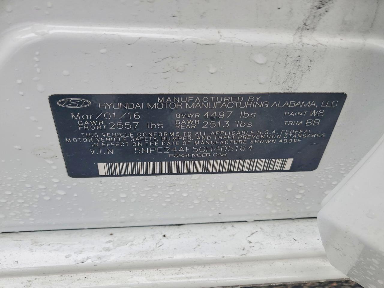 2016 Hyundai Sonata Se - zdjęcie 13