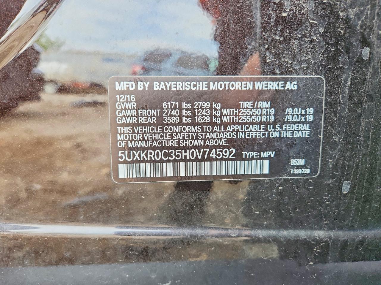 2017 BMW X5 xDrive35I - zdjęcie 13