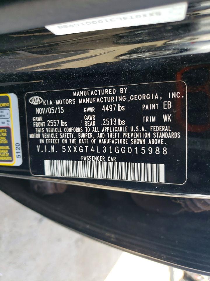 2016 Kia Optima - zdjęcie 12