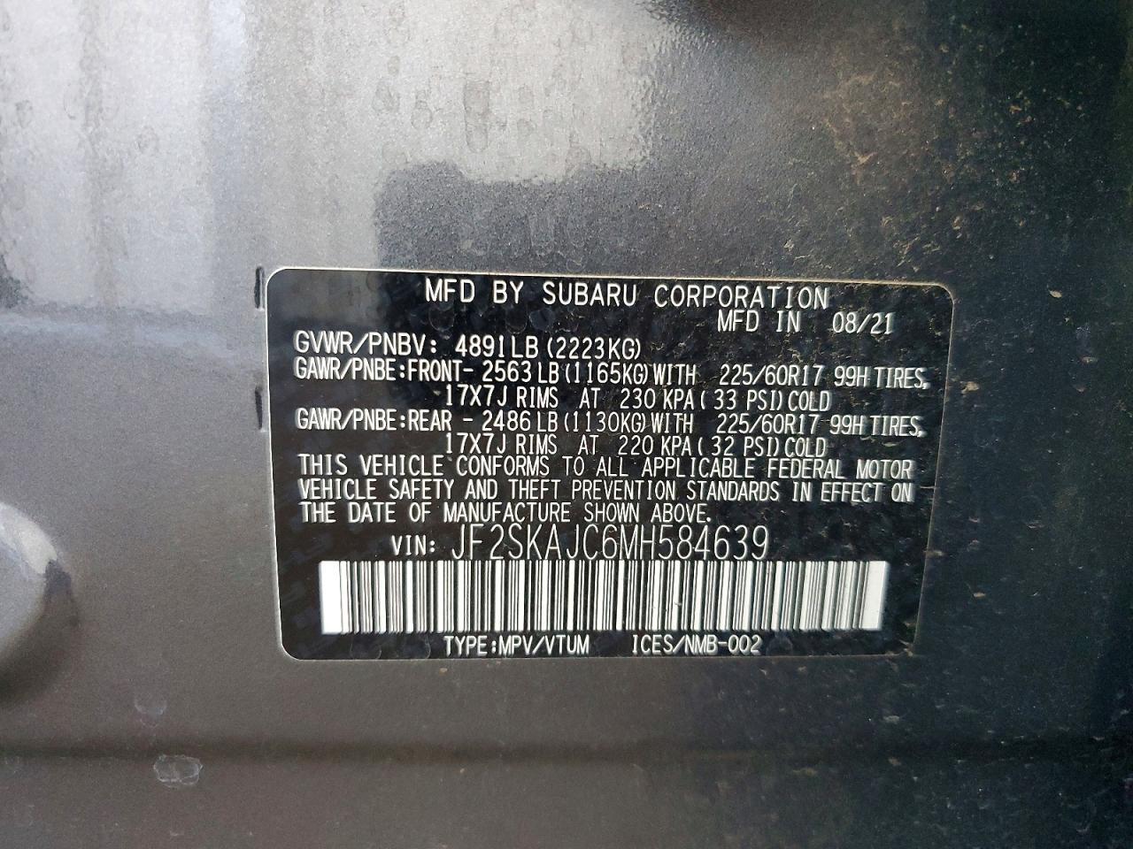 2021 Subaru Forester Premium - zdjęcie 14