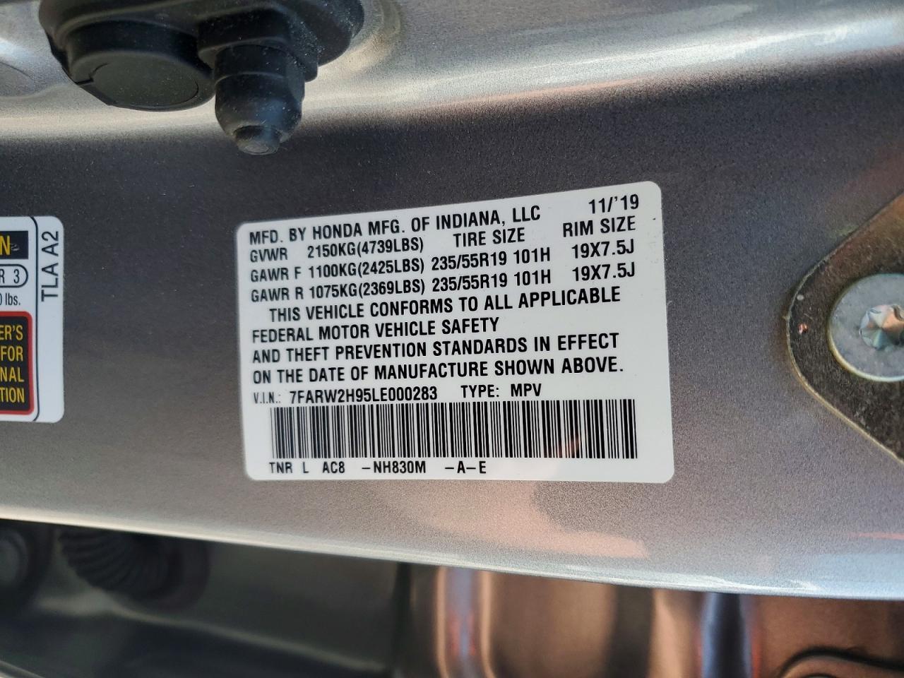 2020 Honda Cr-V Touring - zdjęcie 13