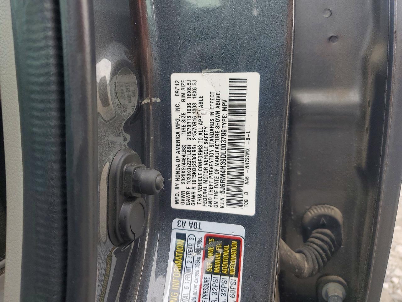 2013 Honda Cr-V Lx - zdjęcie 13
