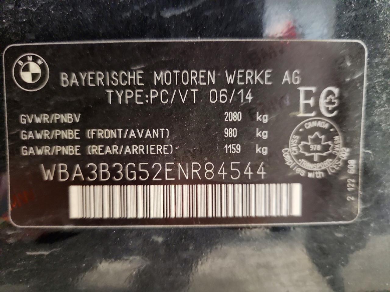 2014 BMW Seria 3 328i - zdjęcie 12
