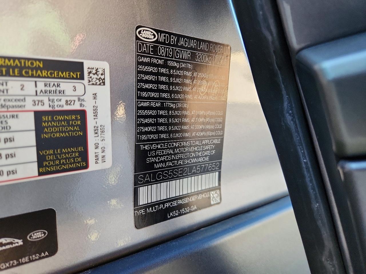 2020 Land Rover Range Rover P525 Hse - zdjęcie 13