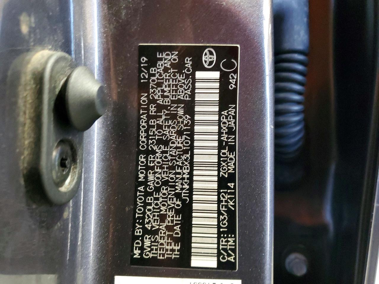 2020 Toyota C-Hr Le - zdjęcie 13