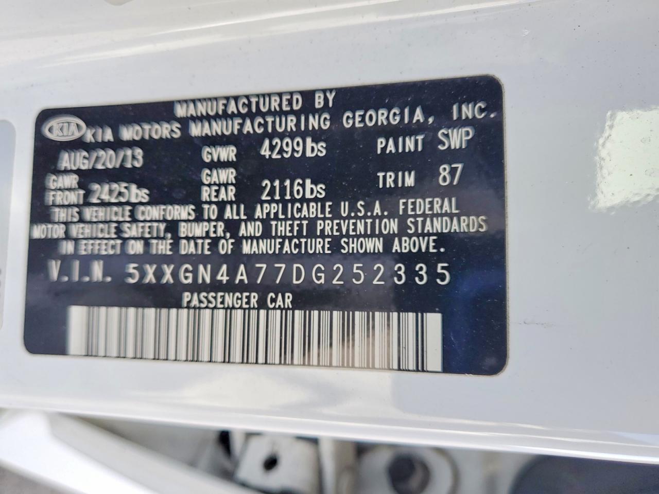 2013 Kia Optima Ex - zdjęcie 12