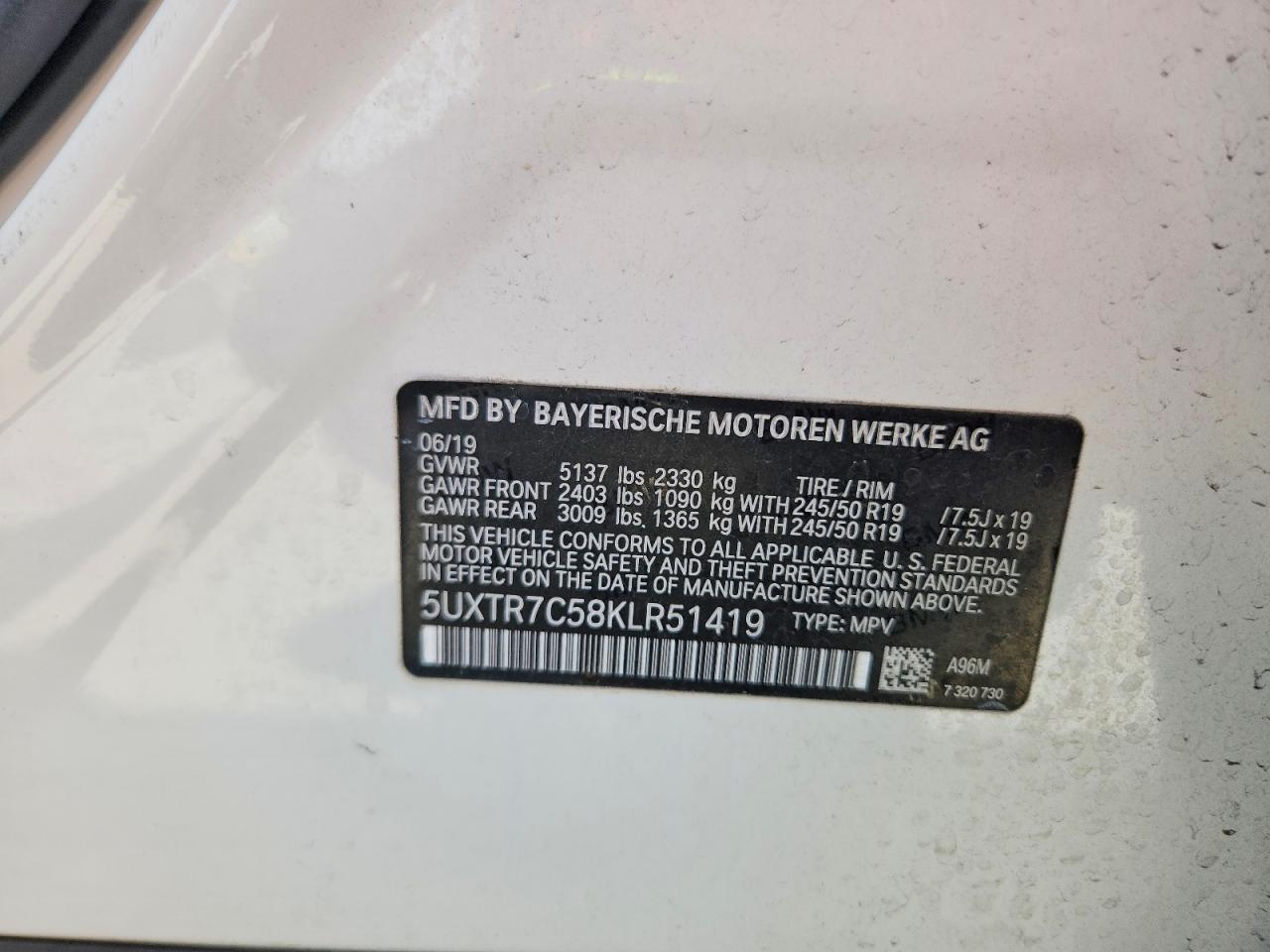2019 BMW X3 Sdrive30I - zdjęcie 13