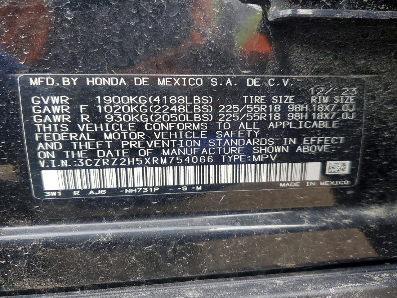 2024 Honda Hr-V Sport - zdjęcie 13