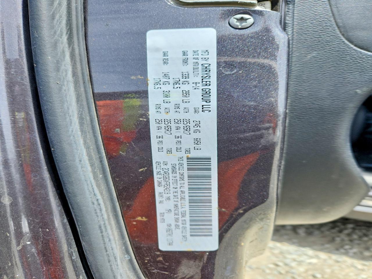 2015 Dodge Grand Caravan Se - zdjęcie 14