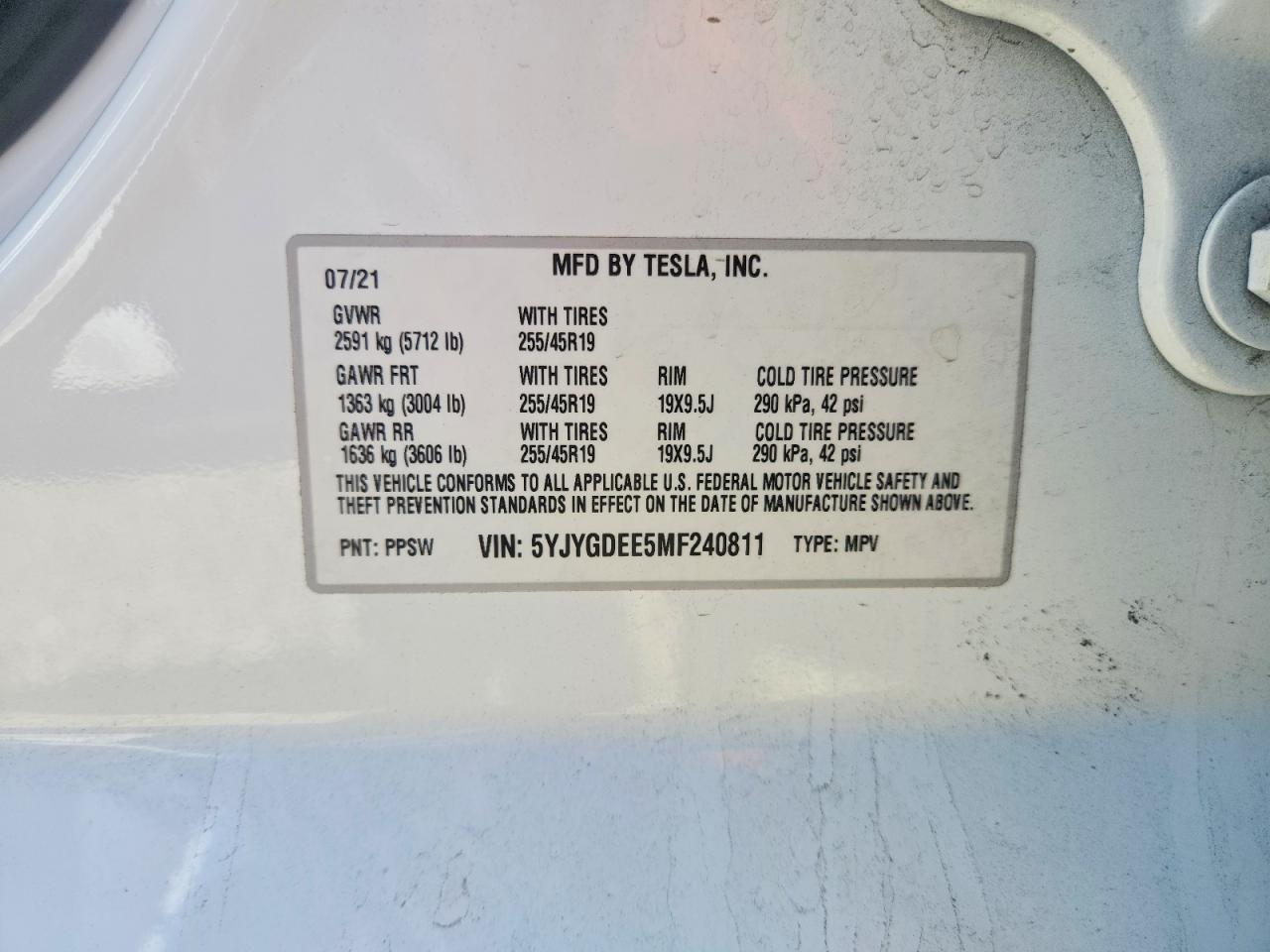 2021 Tesla Model Y - zdjęcie 14
