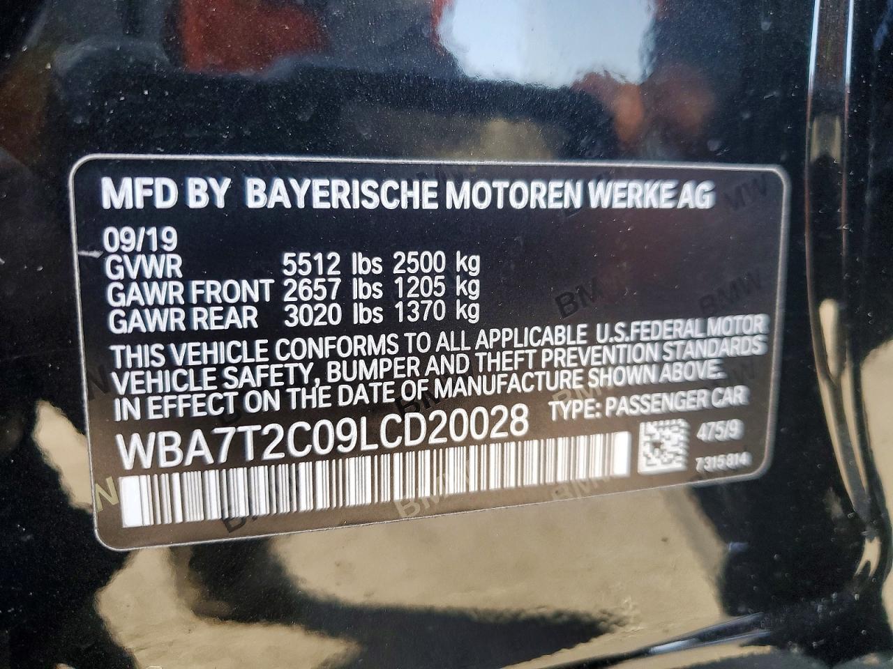 2020 BMW 740 I - zdjęcie 12