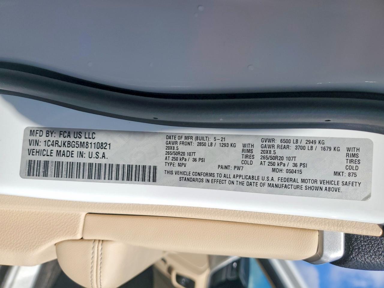 2021 Jeep Grand Cherokee L Limited - zdjęcie 13