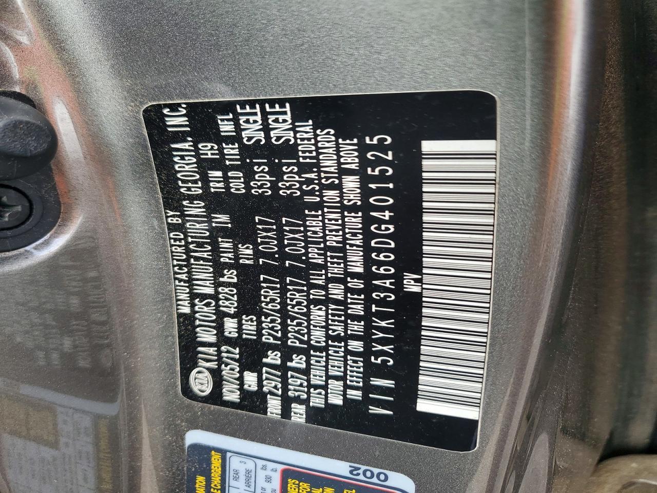 2013 Kia Sorento Lx - zdjęcie 12