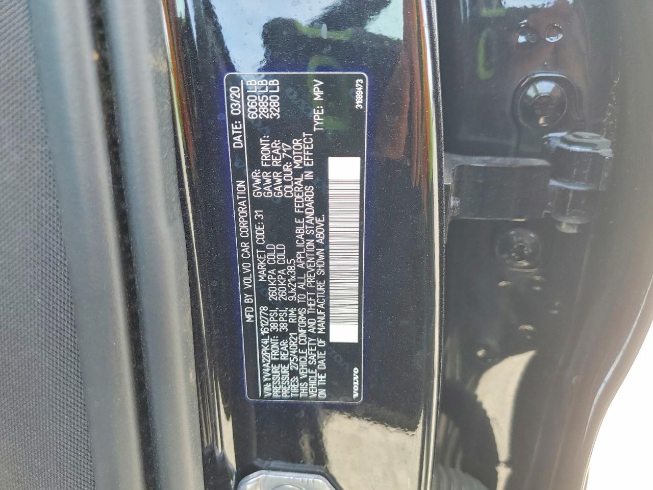 2020 Volvo Xc90 T6 Momentum - zdjęcie 13
