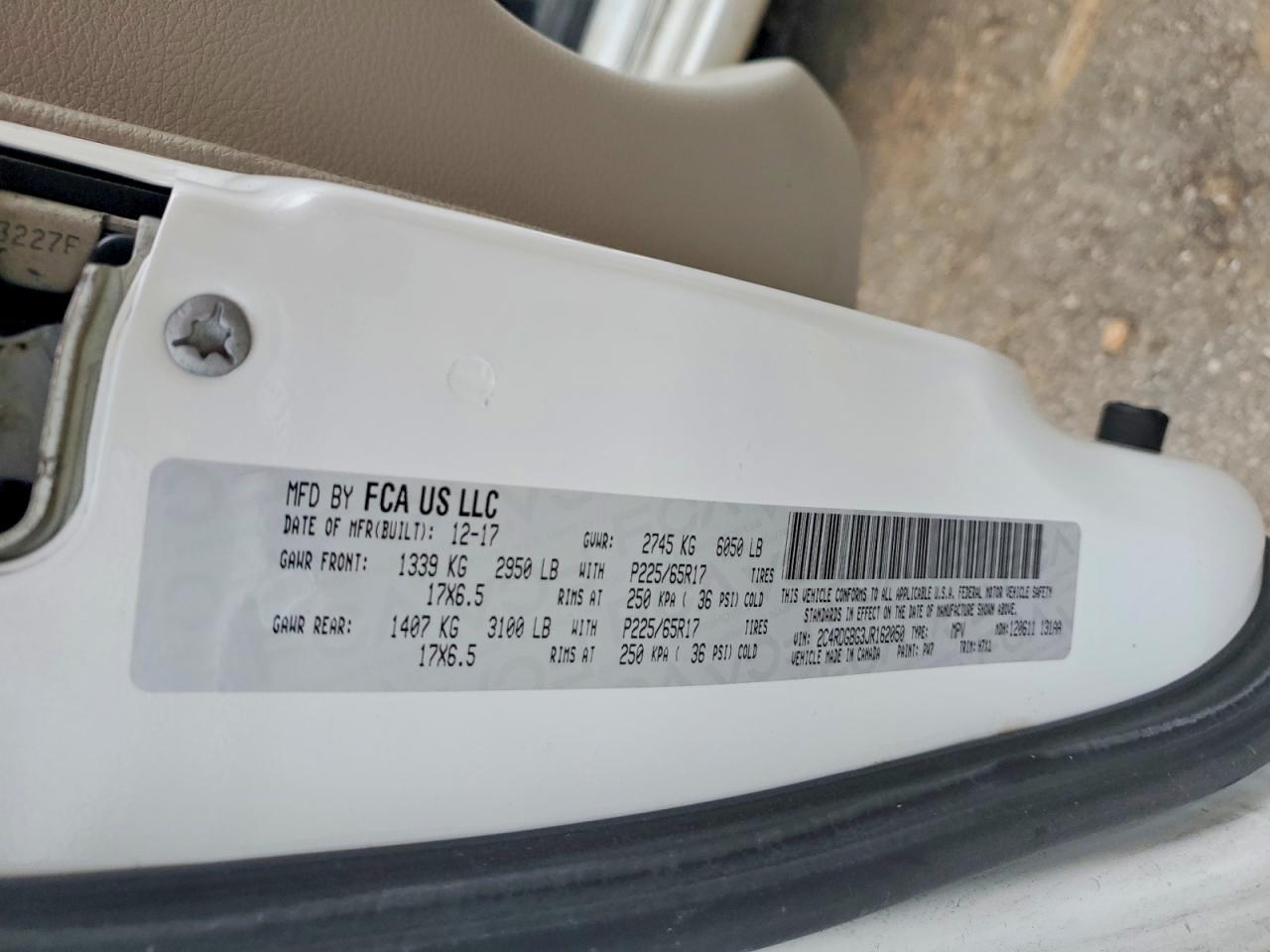 2018 Dodge Grand Caravan Se - zdjęcie 13