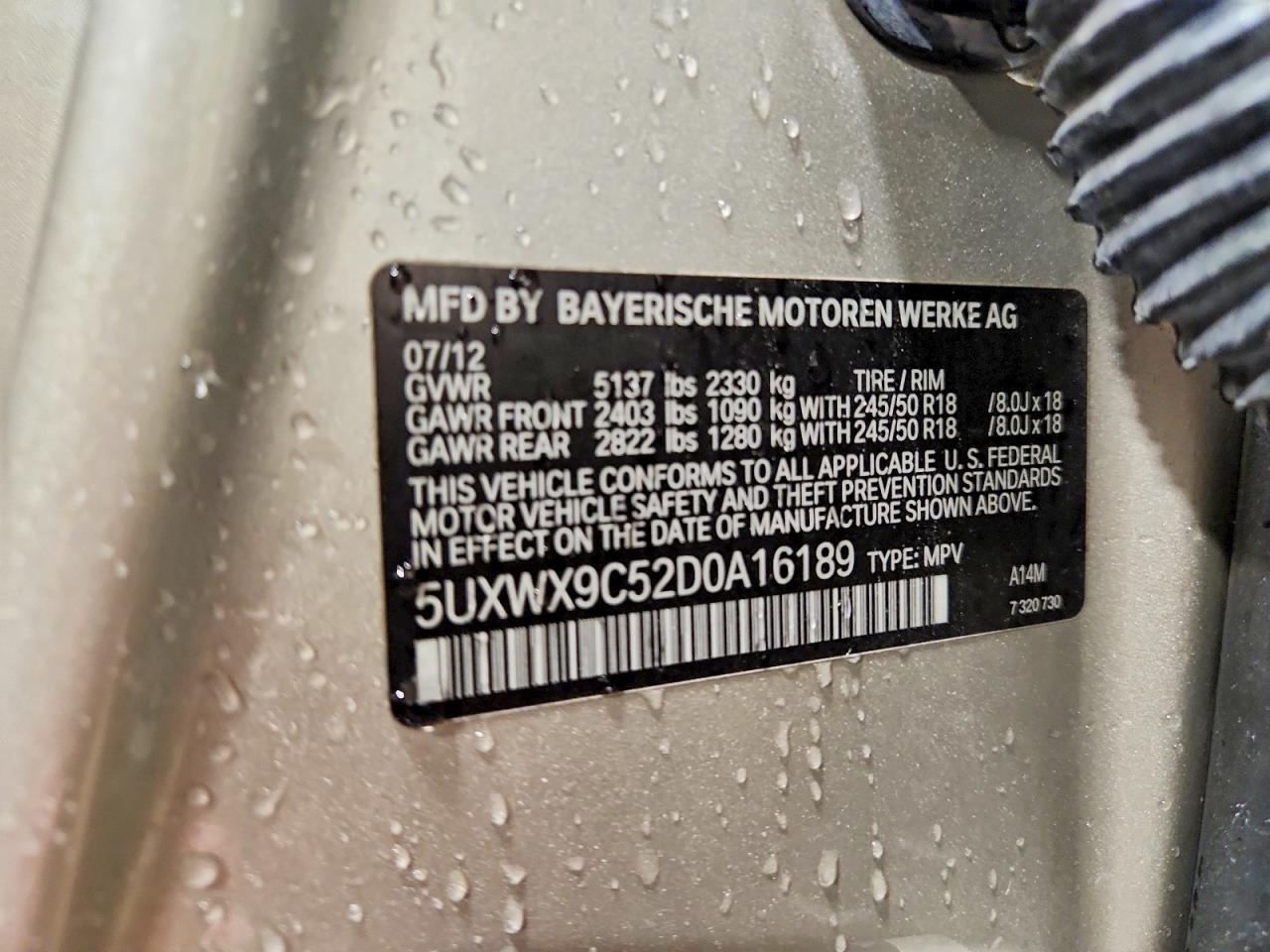 2013 BMW X3 xDrive28I - zdjęcie 13