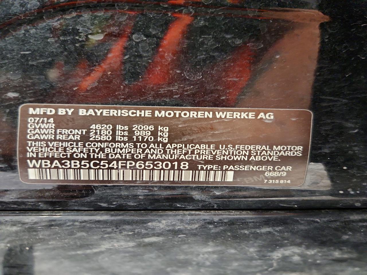 2015 BMW Seria 3 328i - zdjęcie 13