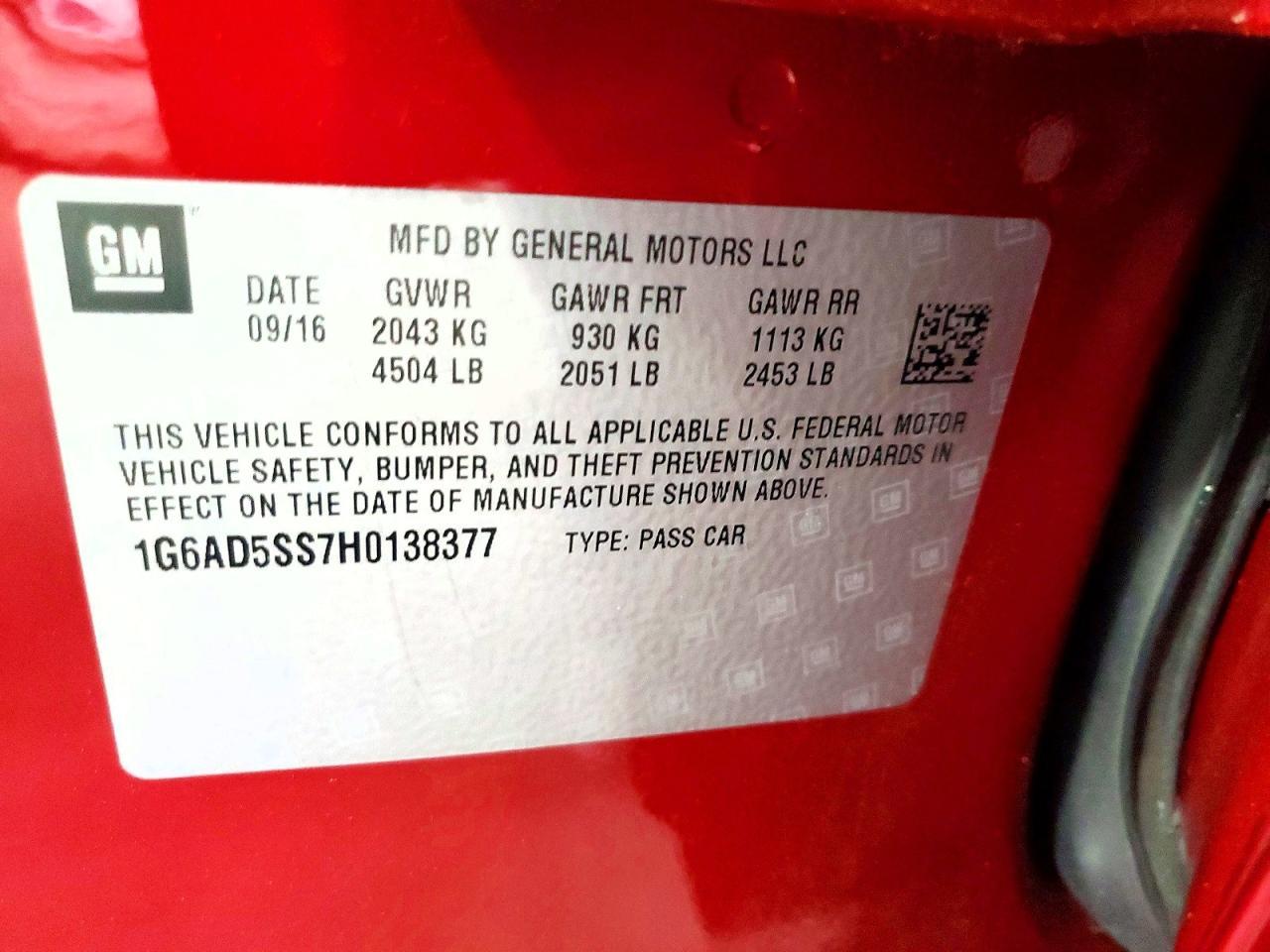 2017 Cadillac Ats Premium Luxury - zdjęcie 12