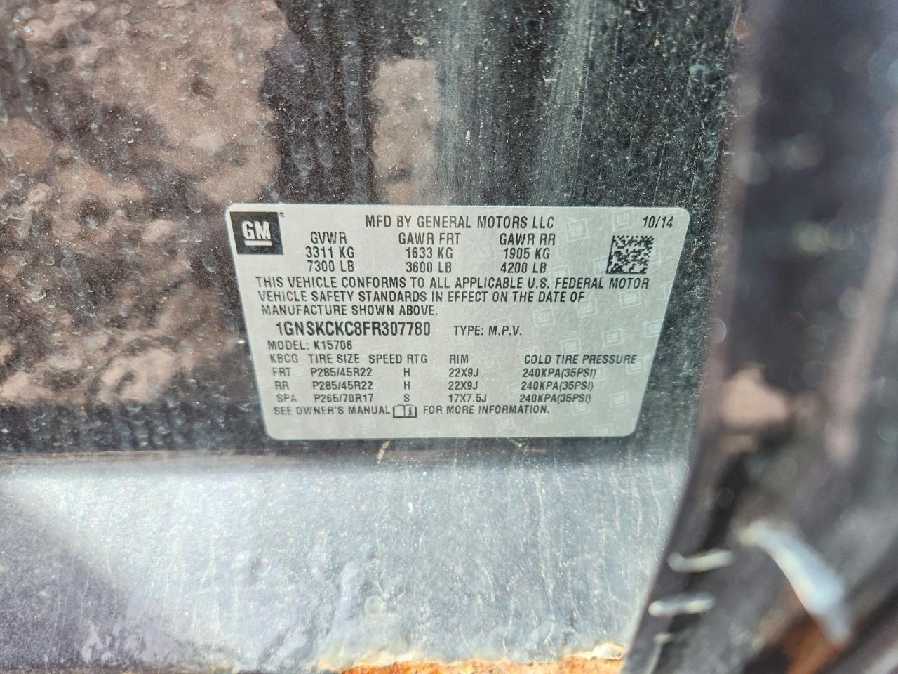 2015 Chevrolet Tahoe Ltz - zdjęcie 13