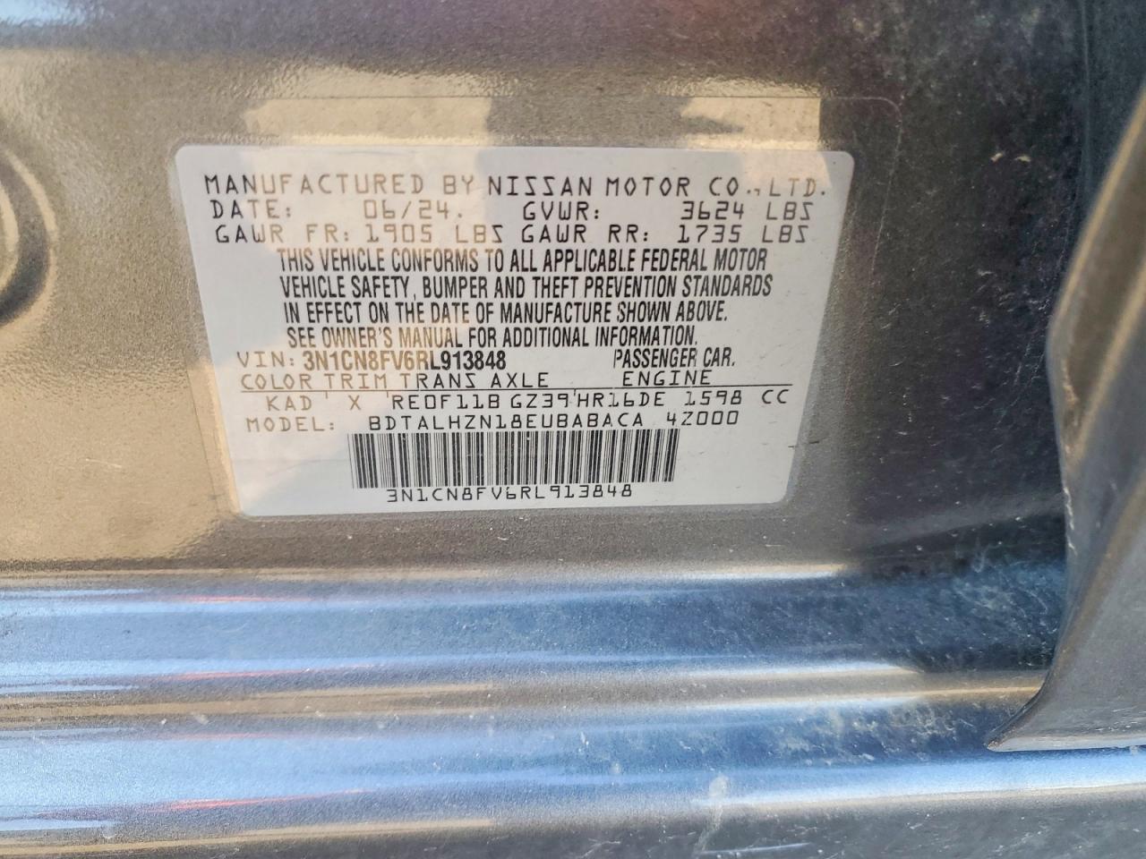 2024 Nissan Versa Sr - zdjęcie 12