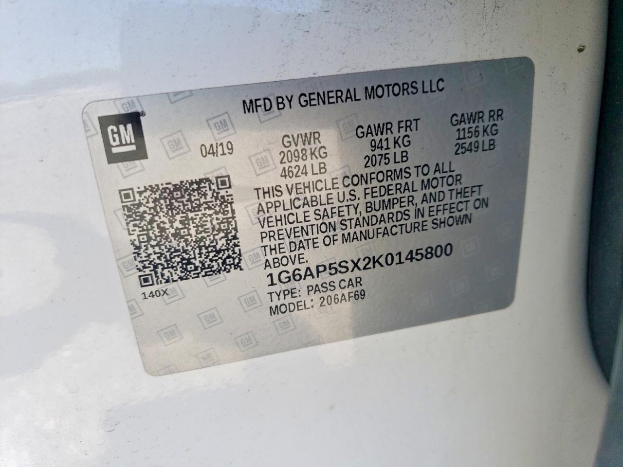 2019 Cadillac Cts - zdjęcie 12