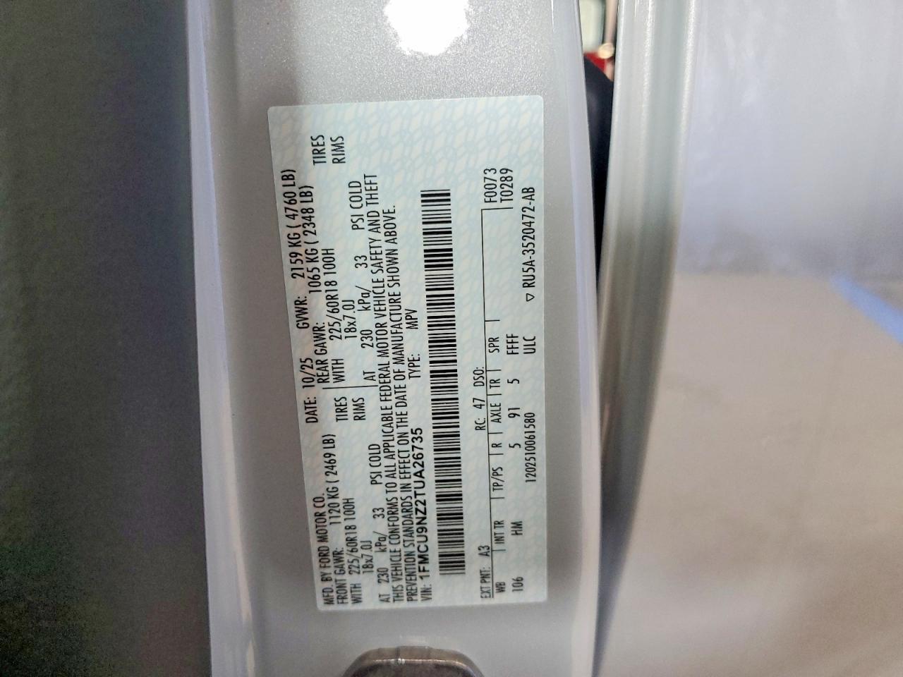 2026 Ford Escape St Line Select - zdjęcie 13