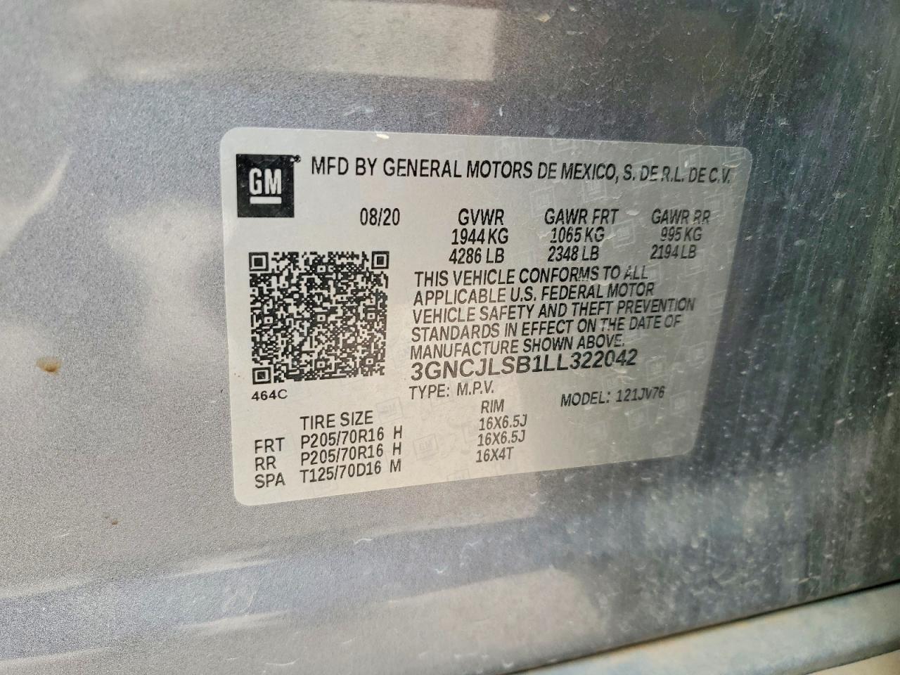 2020 Chevrolet Trax 1Lt - zdjęcie 12