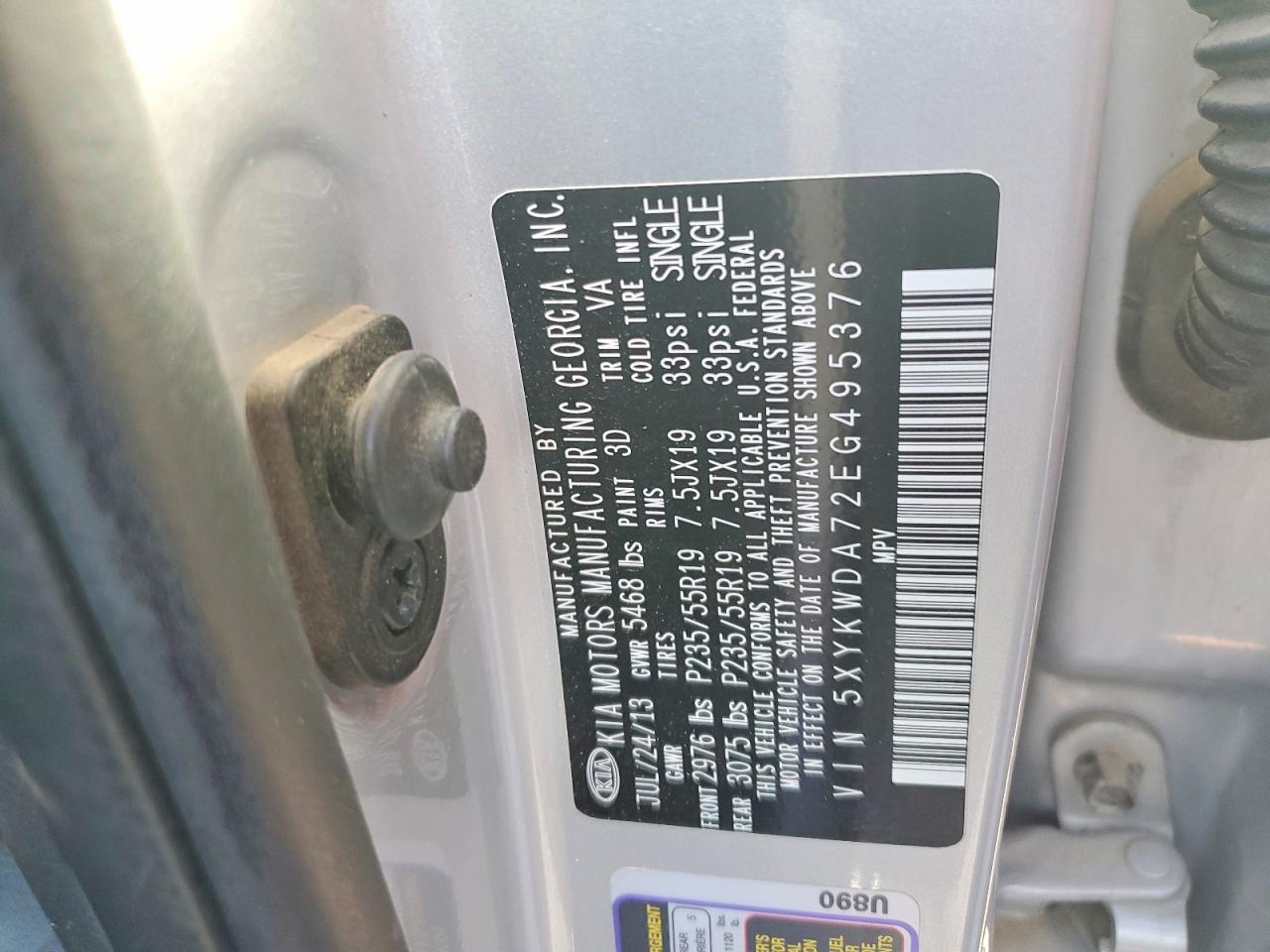 2014 Kia Sorento Sx - zdjęcie 13