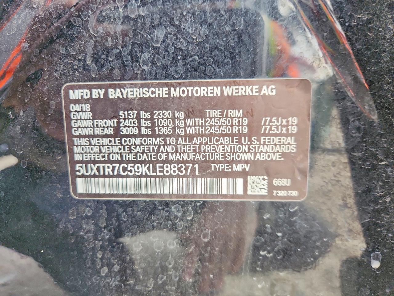 2019 BMW X3 Sdrive30I - zdjęcie 13