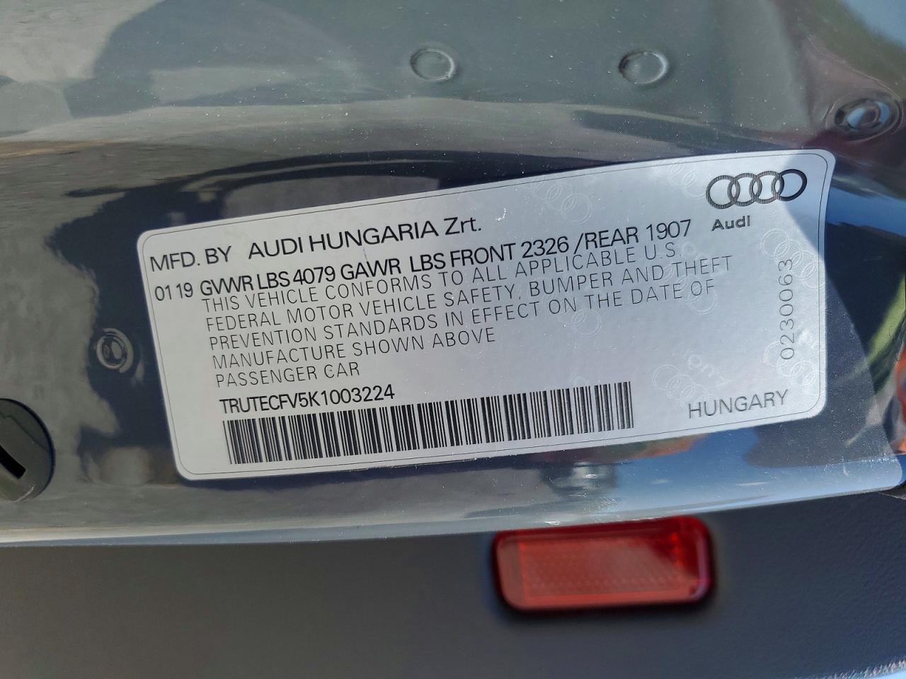 2019 Audi Tt - zdjęcie 13