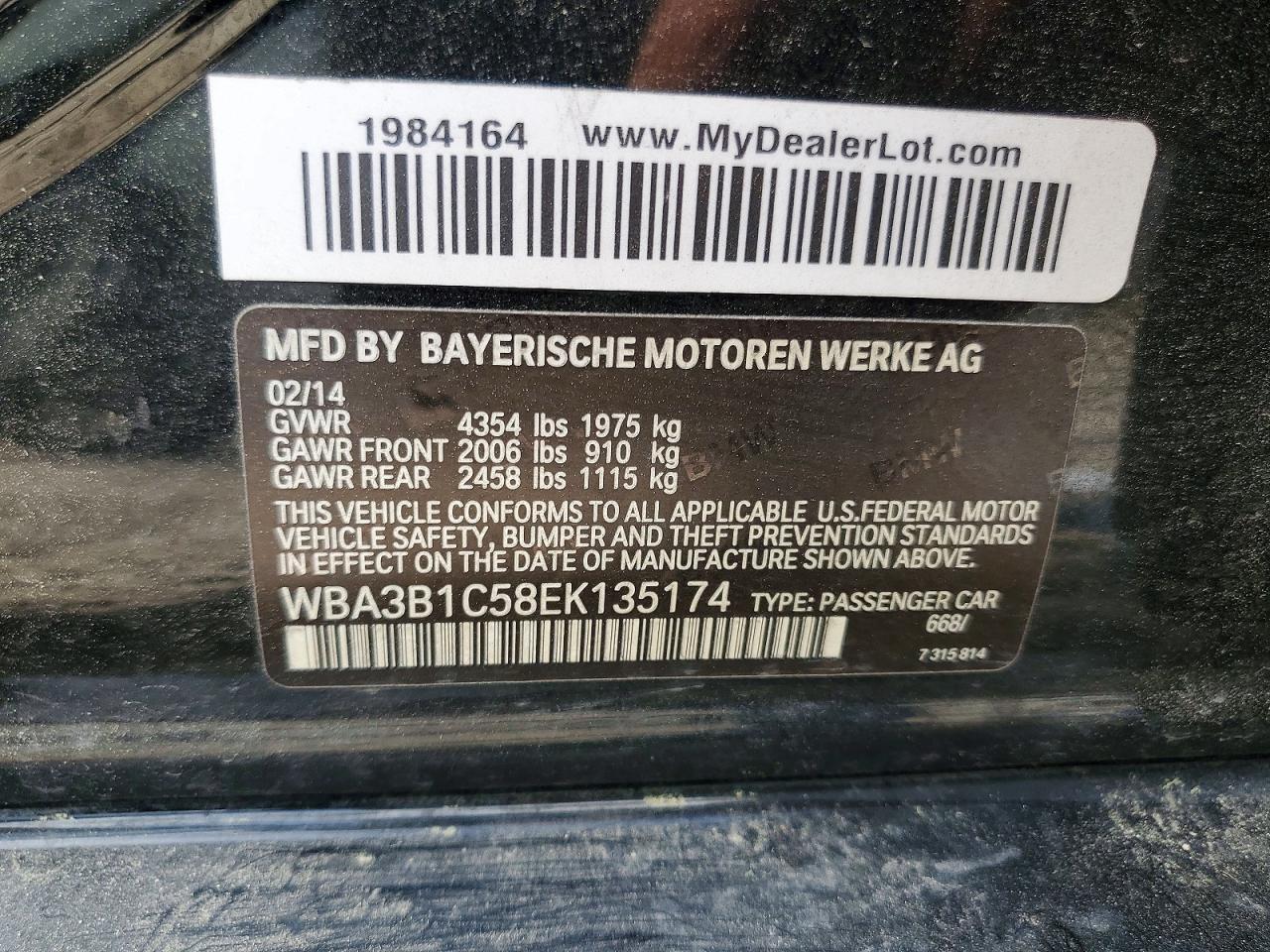 2014 BMW 320 I - zdjęcie 13