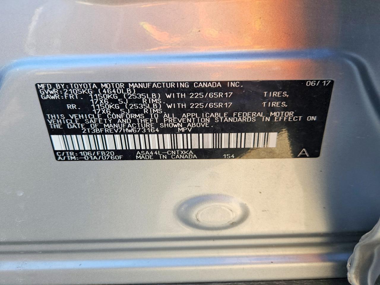 2017 Toyota Rav4 Le - zdjęcie 13