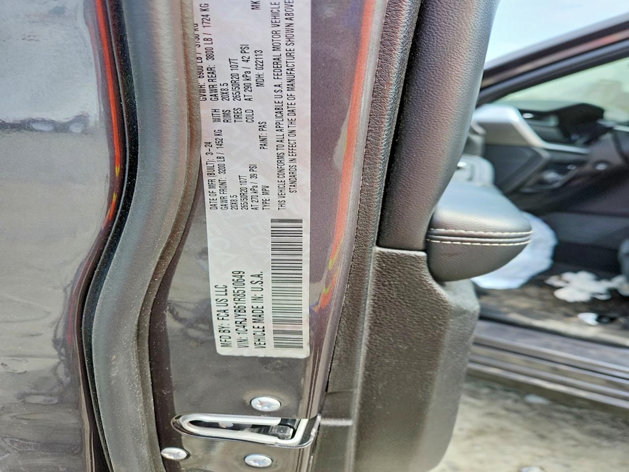 2024 Jeep Grand Cherokee Limited 4Xe - zdjęcie 13