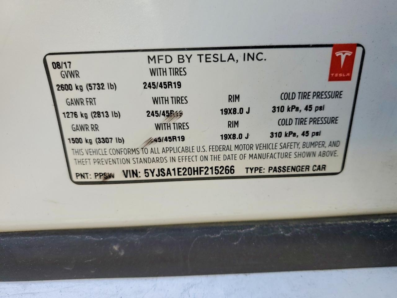 2017 Tesla Model S - zdjęcie 12