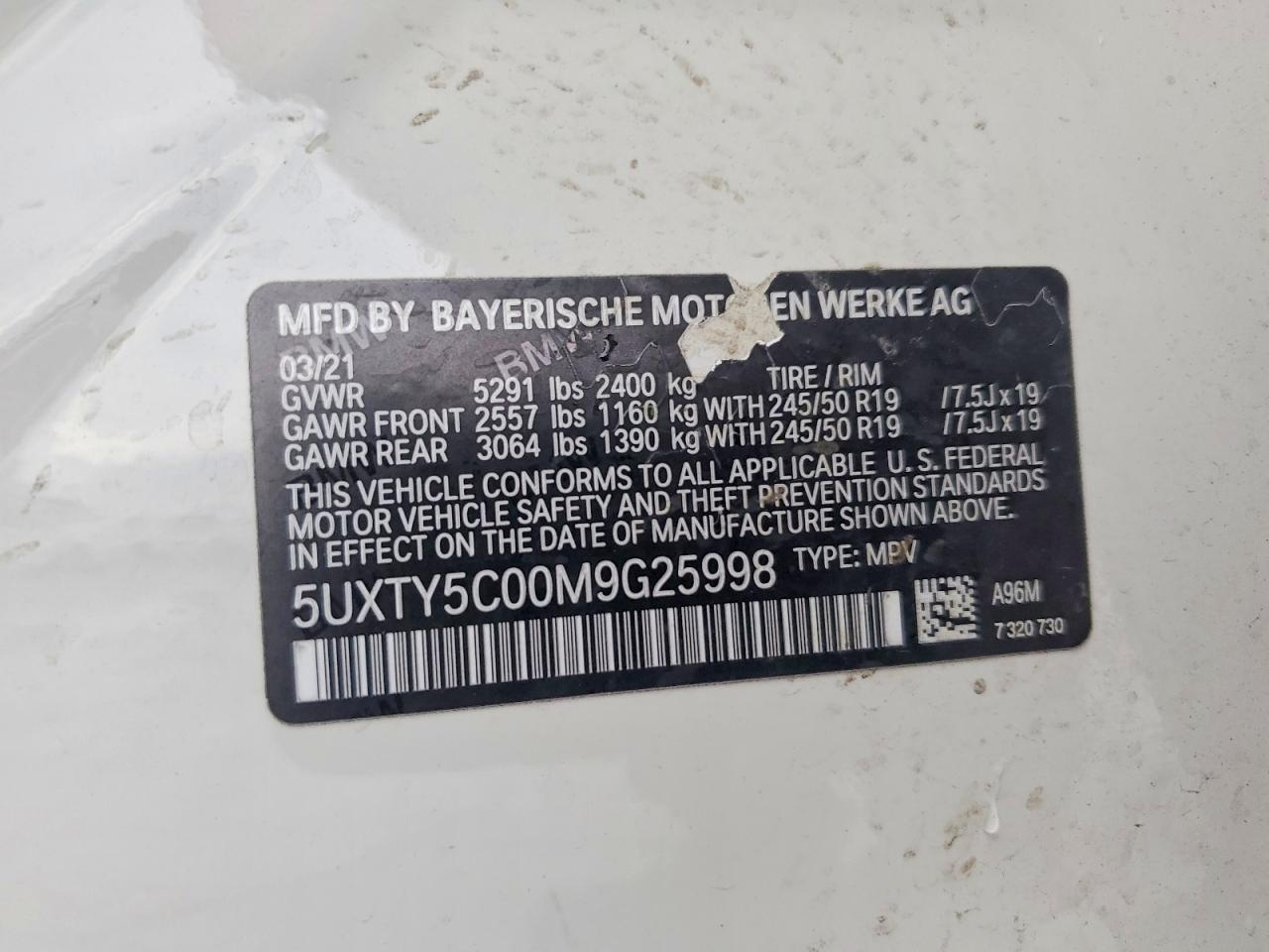 2021 BMW X3 xDrive30I - zdjęcie 13