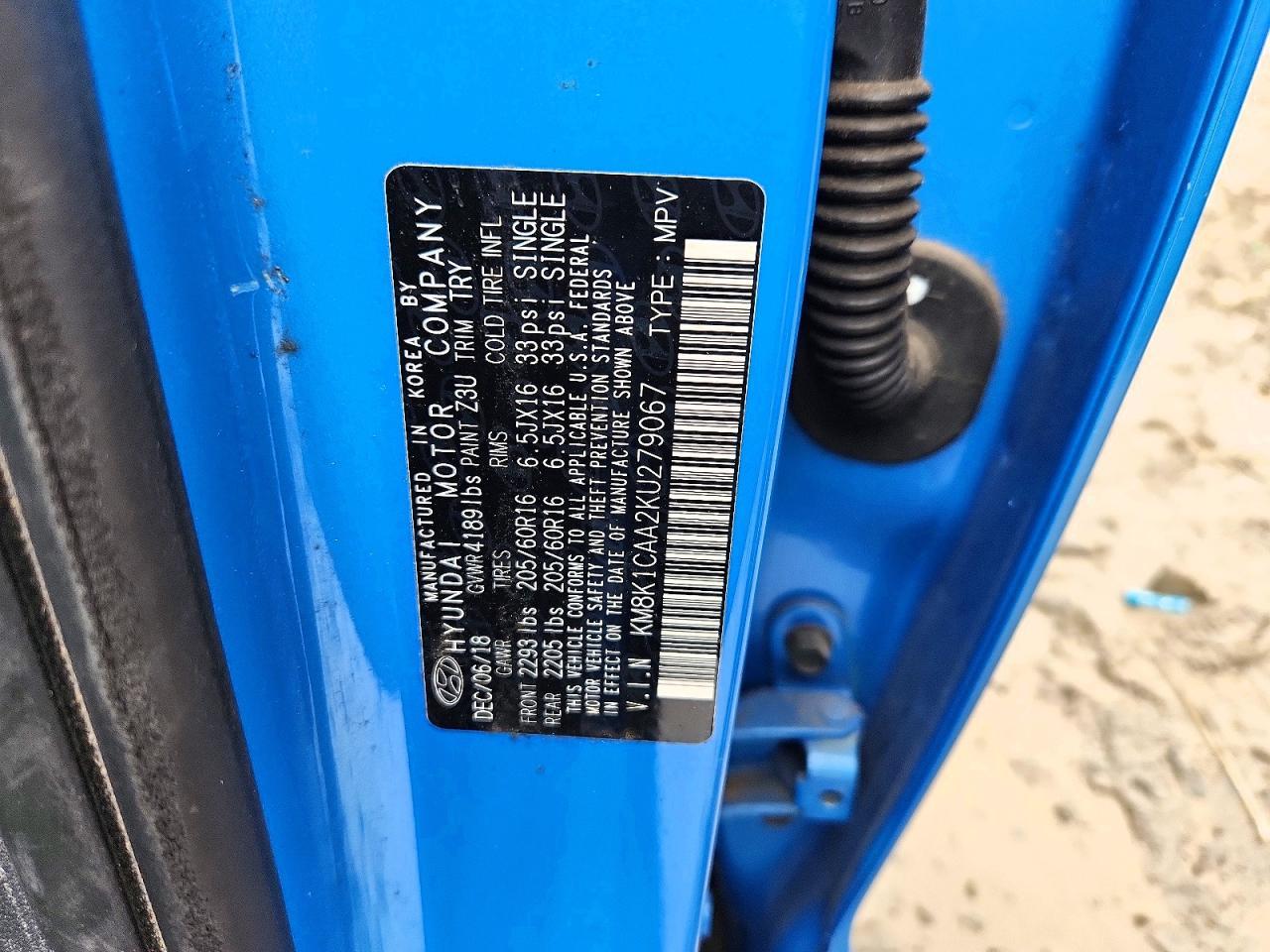 2019 Hyundai Kona Se - zdjęcie 12