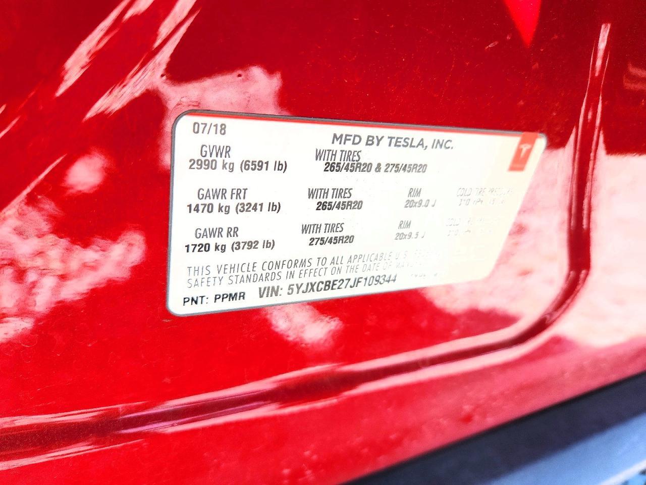 2018 Tesla Model X - zdjęcie 14