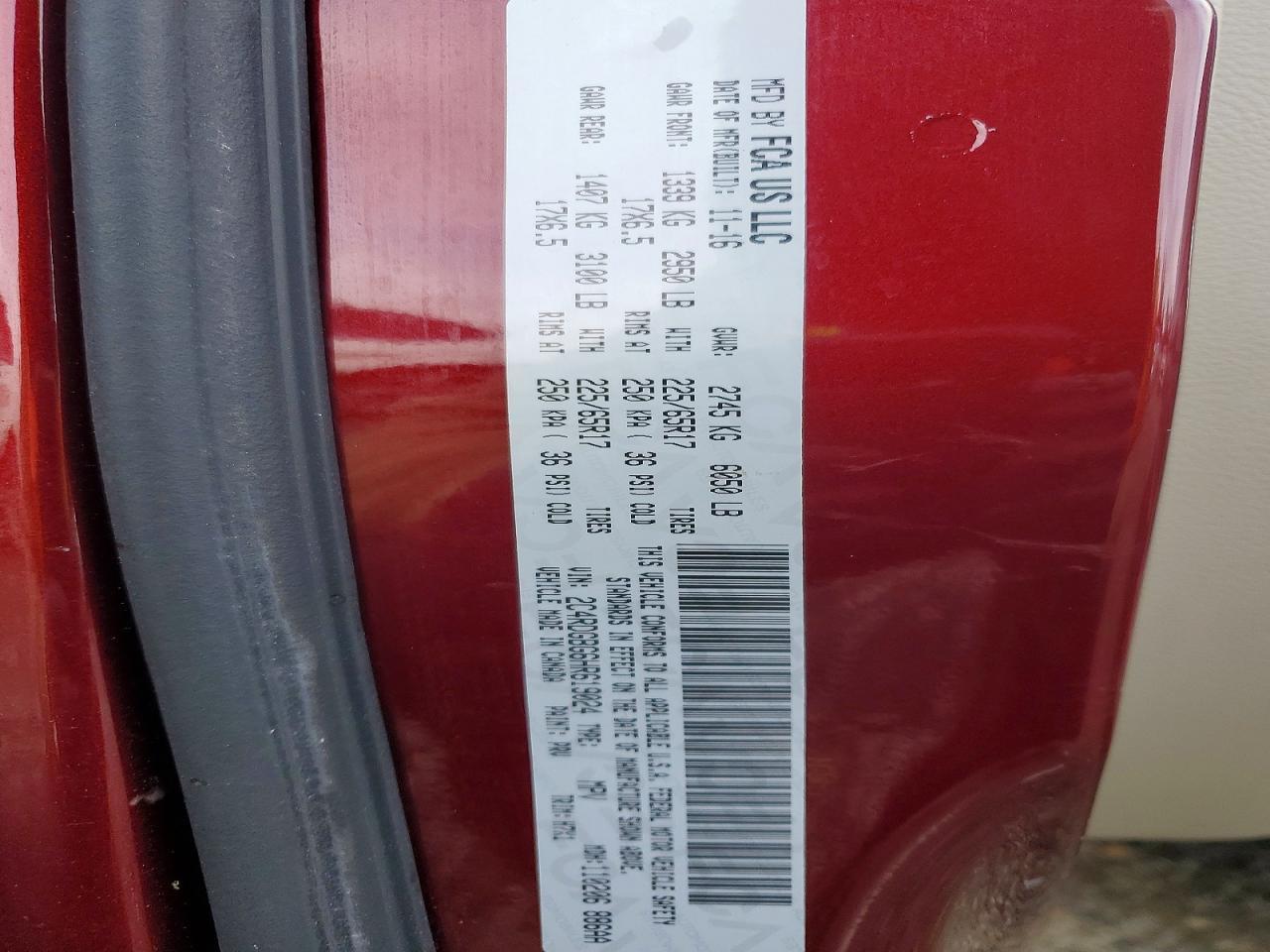 2017 Dodge Grand Caravan Se - zdjęcie 13