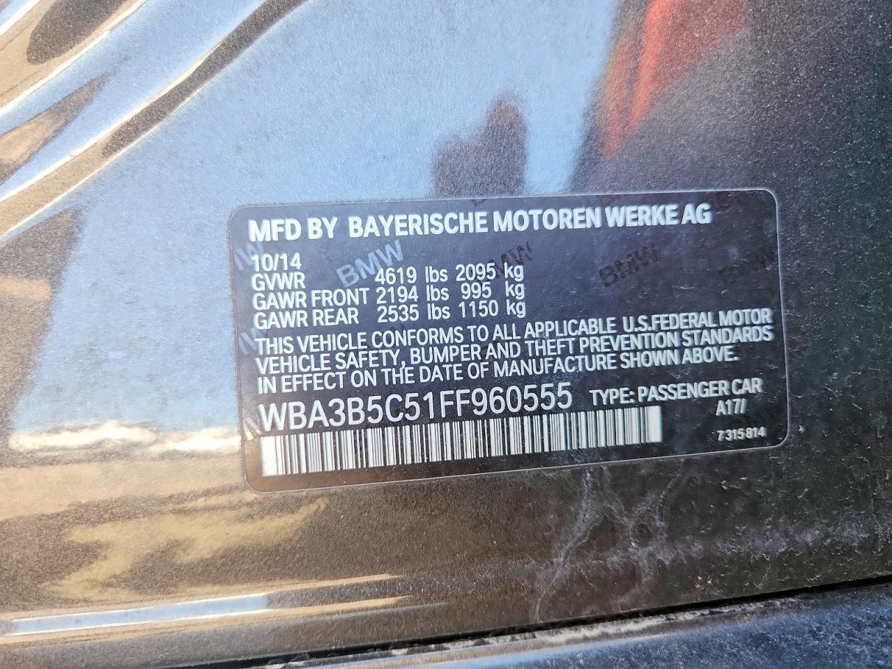 2015 BMW 328 Xi Sulev - zdjęcie 12