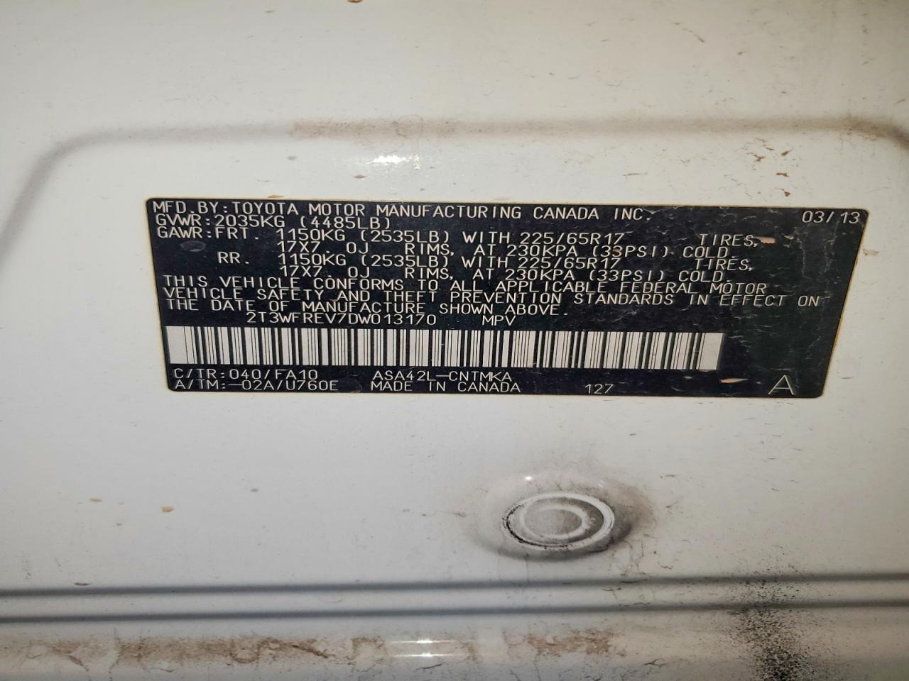 2013 Toyota Rav4 Xle - zdjęcie 12
