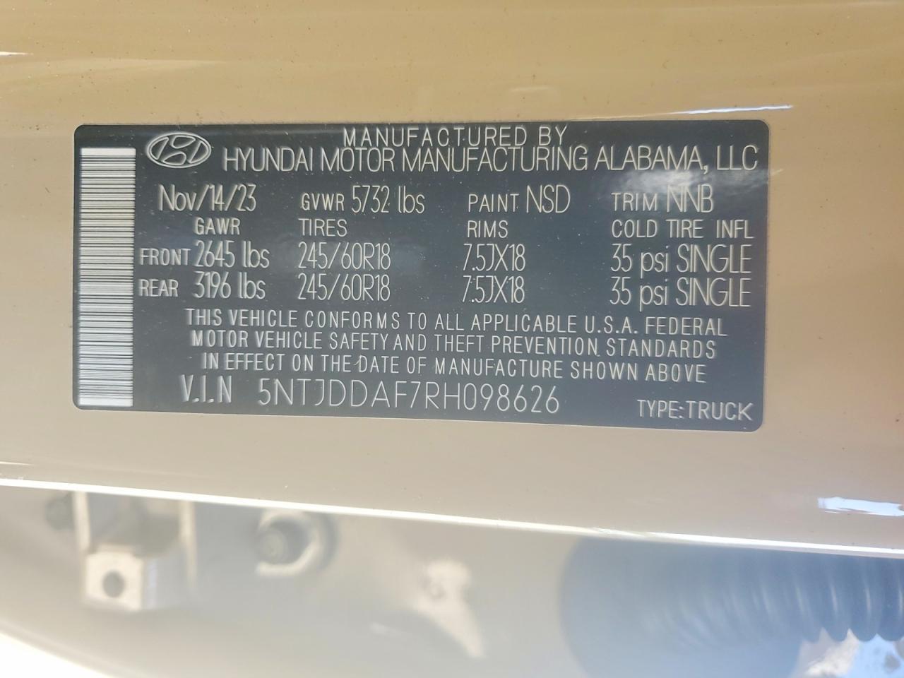 2024 Hyundai Santa Cruz Xrt - zdjęcie 12