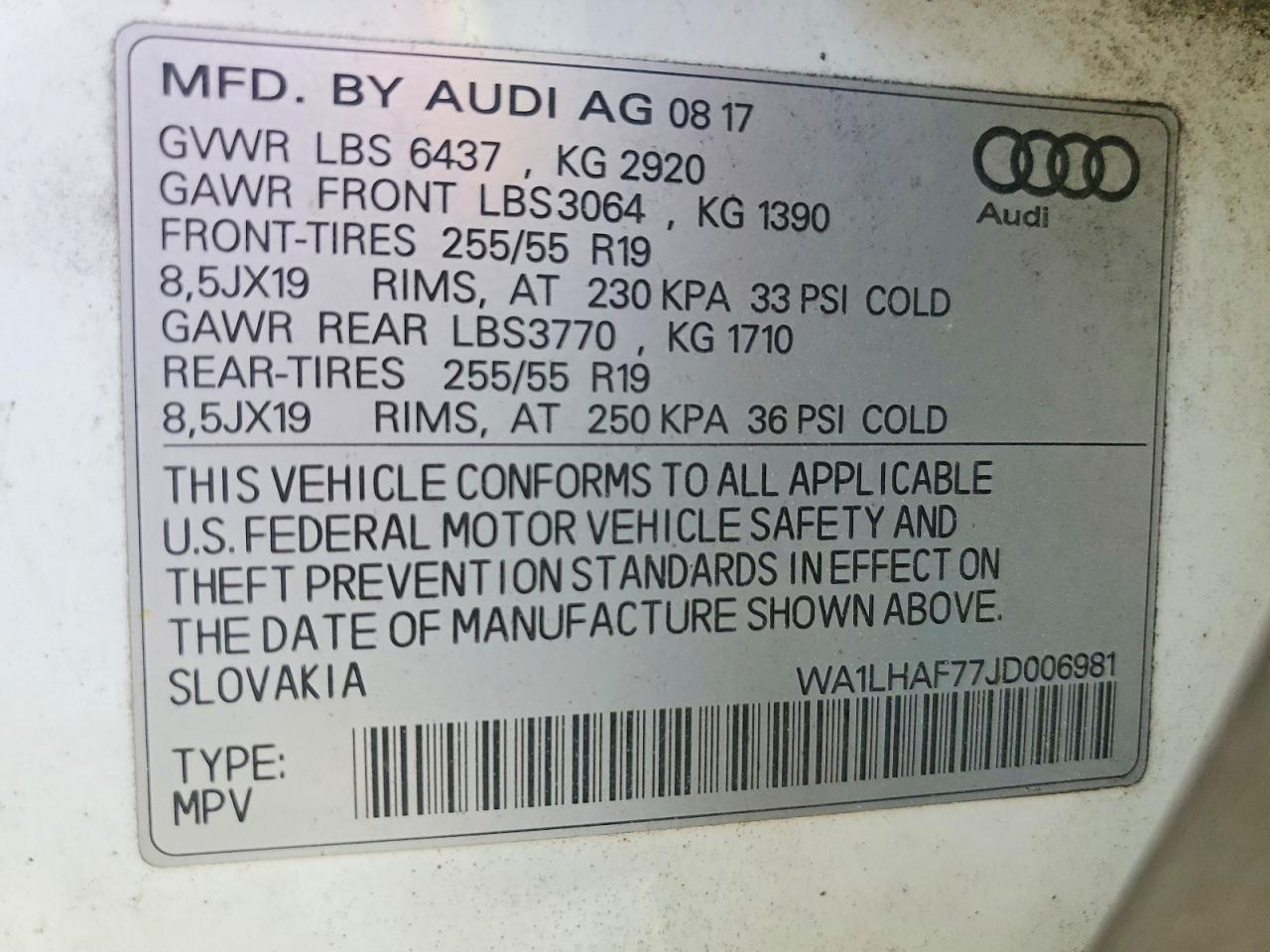2018 Audi Q7 Premium Plus - zdjęcie 14