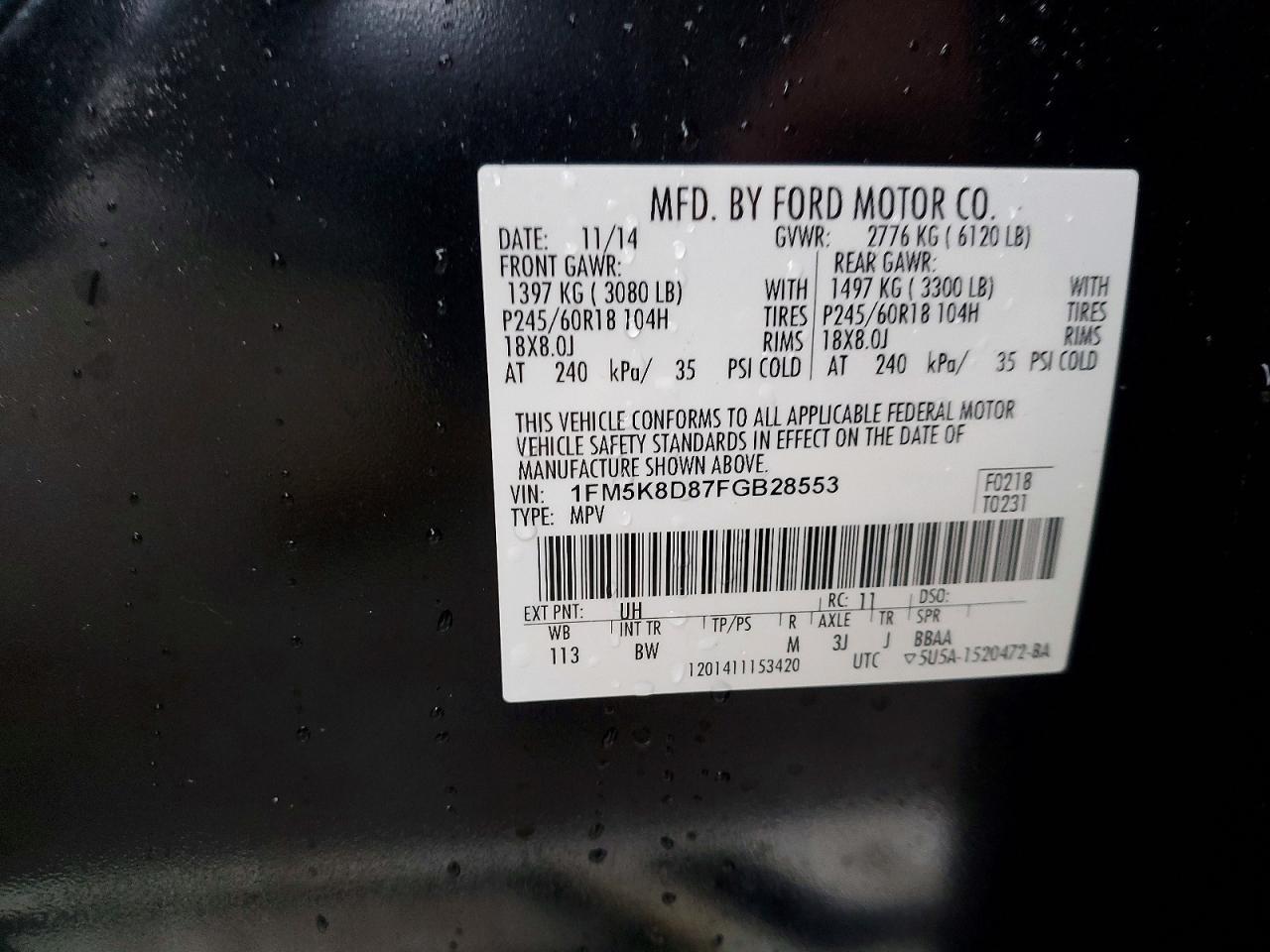 2015 Ford Explorer Xlt - zdjęcie 13
