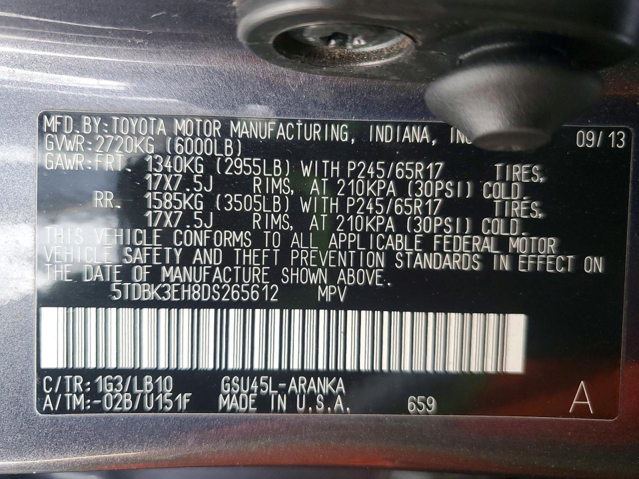 2013 Toyota Highlander Se - zdjęcie 13