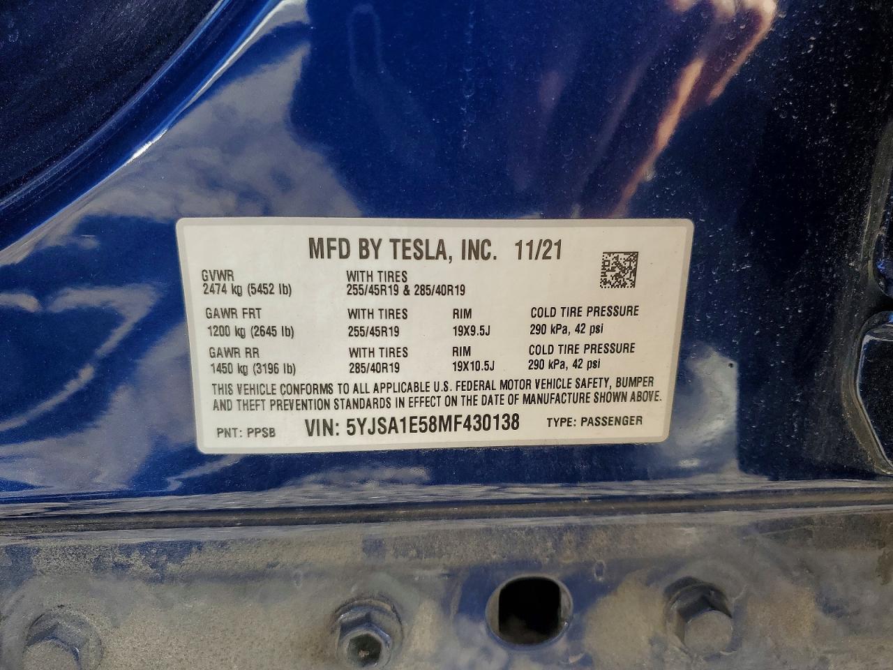 2021 Tesla Model S - zdjęcie 12