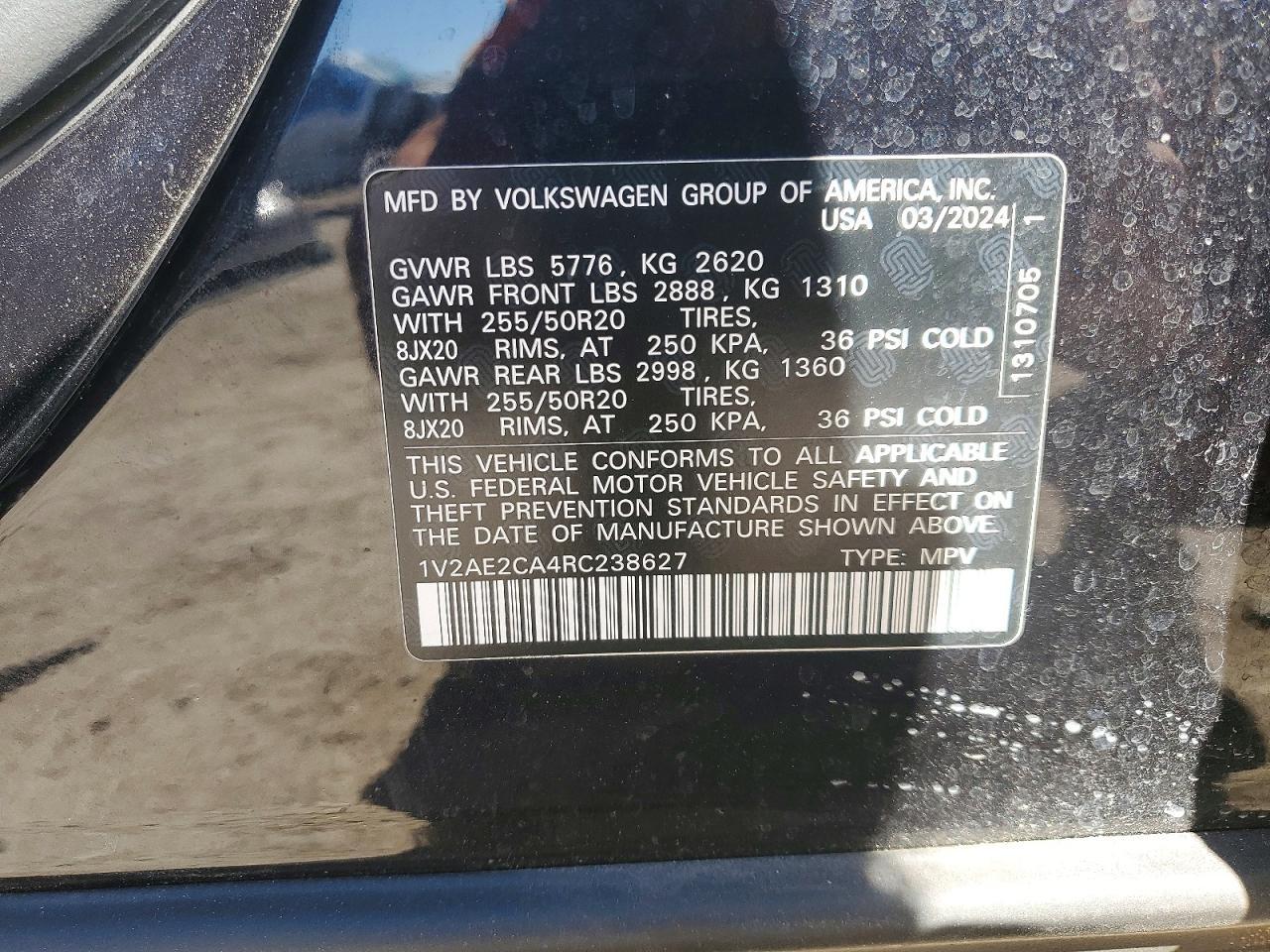2024 Volkswagen Atlas Cross Sport Sel R-Line - zdjęcie 14